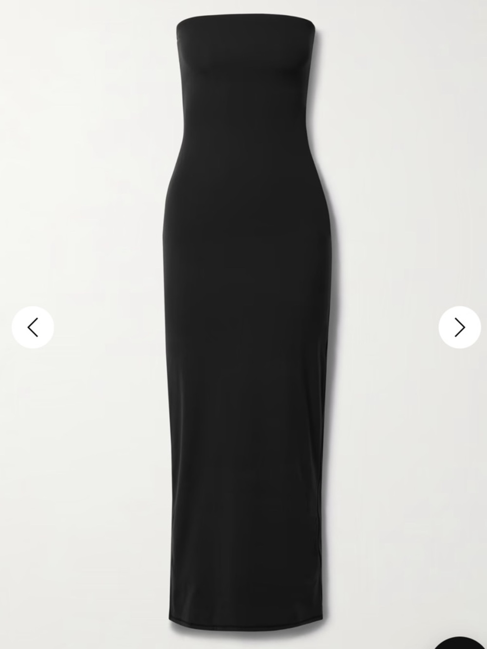 SKIMS Fits Everybody Tube Dress in Onyx - Picture 2 of 5